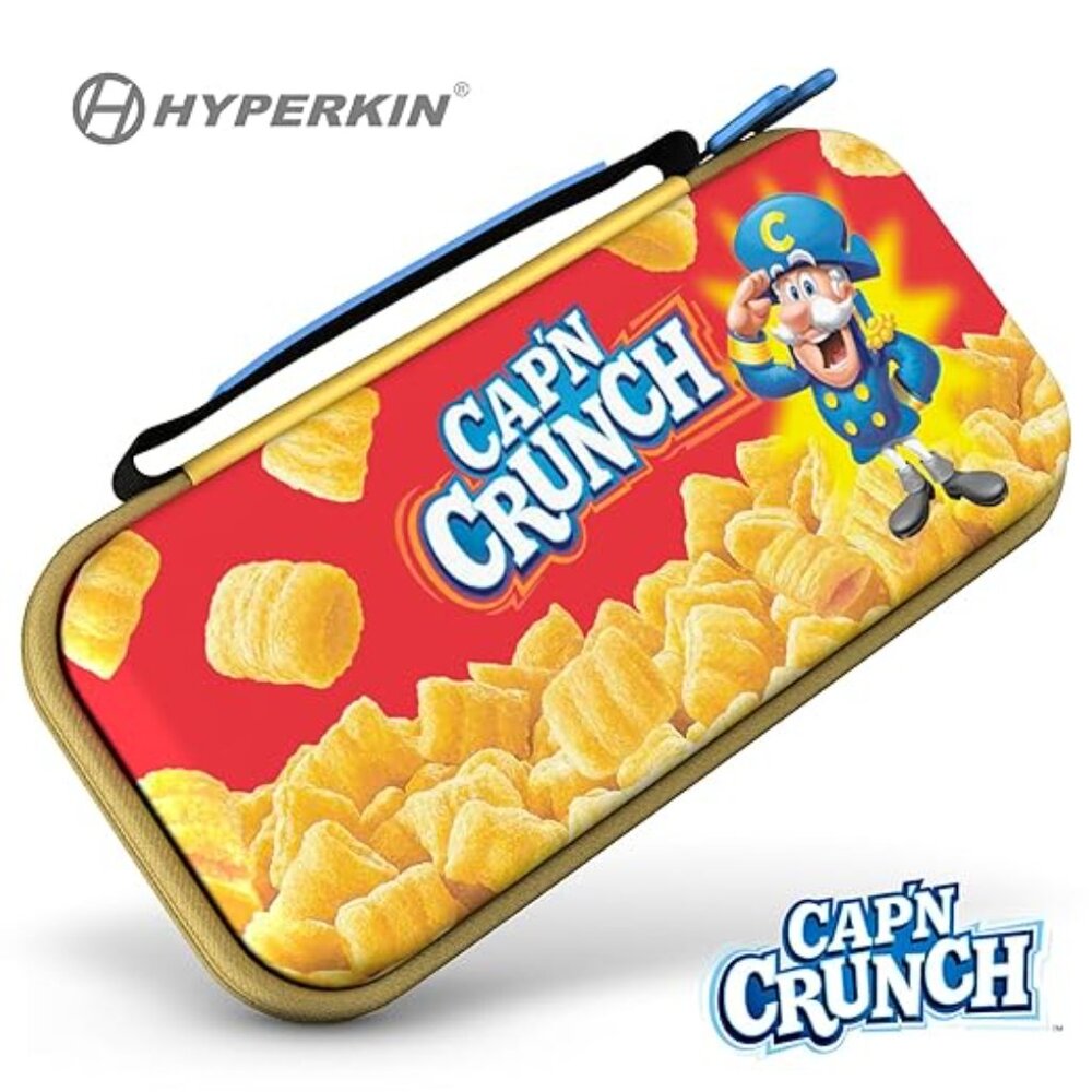 Hyperkin Limited Edition Official Cap'n Crunch Hard Shell Travel Carrying Case!